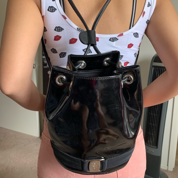 🎒CLASSIC SALVATORE FERRAGAMO MINI BACKPACK - Picture 6 of 16